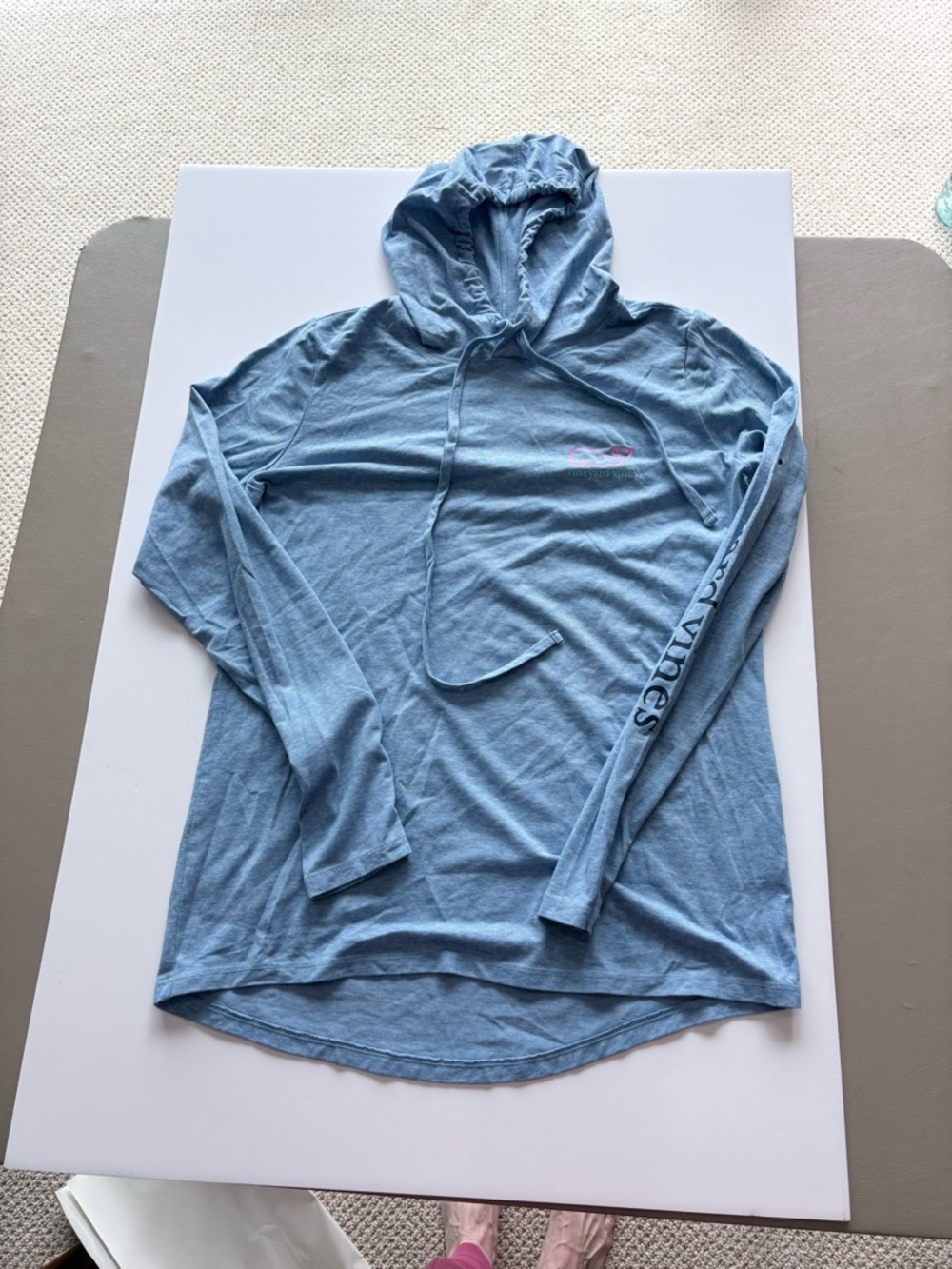 Vineyard Vines Sky Blue Hoodie Tee